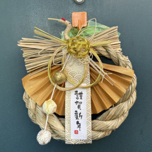 正月の玄関飾り