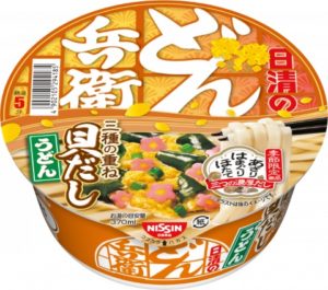 どん兵衛「貝だしうどん」(日清のサイトから借用)